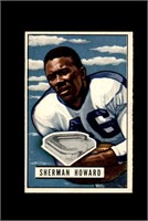 1951 Bowman #116 Sherman Howard RC EX-MT to NRMT+