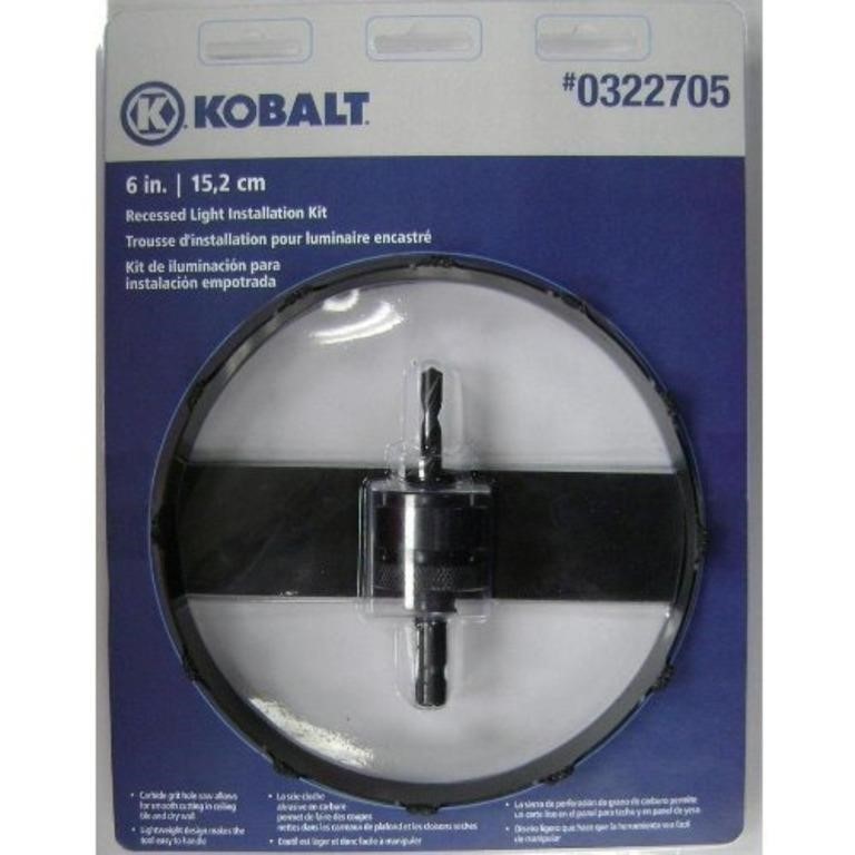 Kobalt Carbide-grit Hole Saw Kit 6 3/8in.