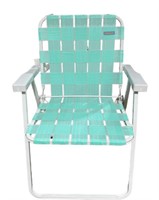 Wejoy Folding Webbed Lawn Beach Chair with Strap