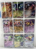 9x Pokémon cards