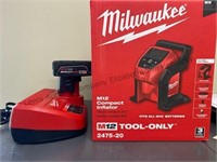 Milwaukee M12 Compact Inflator and M12 Charger &