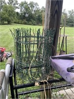 Chicken wire, metal, hanging basket, walker