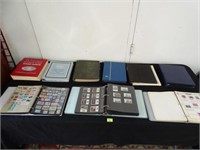 EXTENSIVE COLLECTION OF POSTAGE STAMP ALBUMS