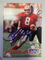 49ers Steve Young Signed Card with COA