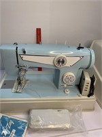 Vintage Portable DIAL SEW Model 742