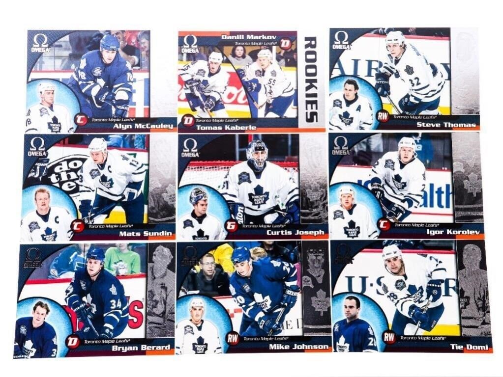 OMEGA Vintage Toronto Maple Leafs 8 Cards Set - Do