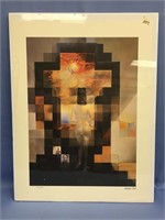 A Salvador Dali numbered print, image size 20 1/2"