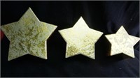 Set of 3 Nesting Star Shaped Boxes