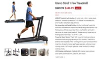 B2097 Urevo Strol 1 Pro Treadmill
