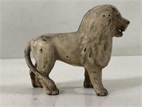 ANTIQUE CAST LION BANK