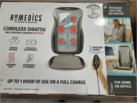 Homedics Cordless Shiatsu Back Massage Cushion -