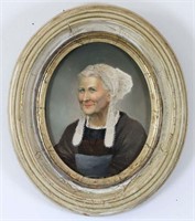 Portrait of Old Woman w/ Lace Day Cap