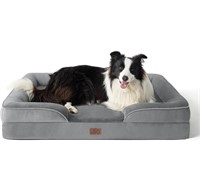 NEW $80 35x25x7” Orthopedic Dog Bed Grey