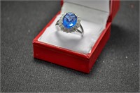 3.96ct “Harry Winston “ style tanzanite ring
