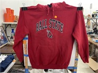 Ball State Hooded Sweatshirt. Sz Med.