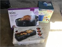 Roaster Oven, Griddle, Ice Cream Maker
