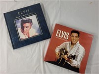 HB Elvis coffee table books, lot of two