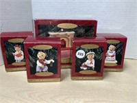 5 Christmas Ornaments (hallmark)