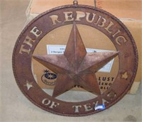 Metal Texas Star Wall Decor