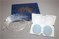 AVON BICENTENNIAL PLATE WITH SOAPS WITH BOX