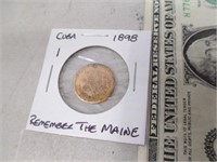 1898 Cuba Remember The Maine Coin