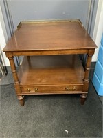 Lamp Table  One Drawer   NOT SHIPPABLE
