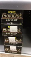 (12) Gold Dot 45 GAP 185 gr Hollows