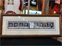 Framed Signed Hockey Card Display