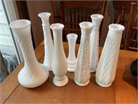 Milk Glass Vases