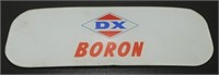 * Antique DX Boron Glass Gas Pump Insert