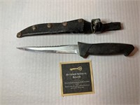 Serrated Back Stainless Filet Knife