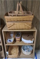 Bookcase, Longaberger Baskets