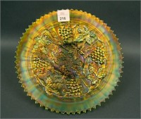 N Grape and Cable Stippled Variant 9” Plate w/