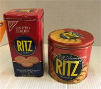 Ritz limited addition tin & Ritz 50th tin