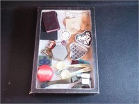Group of items including enameled Elgin pocket