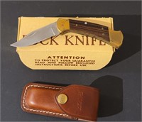 Buck 112 folding knife measures 7 inches with 3