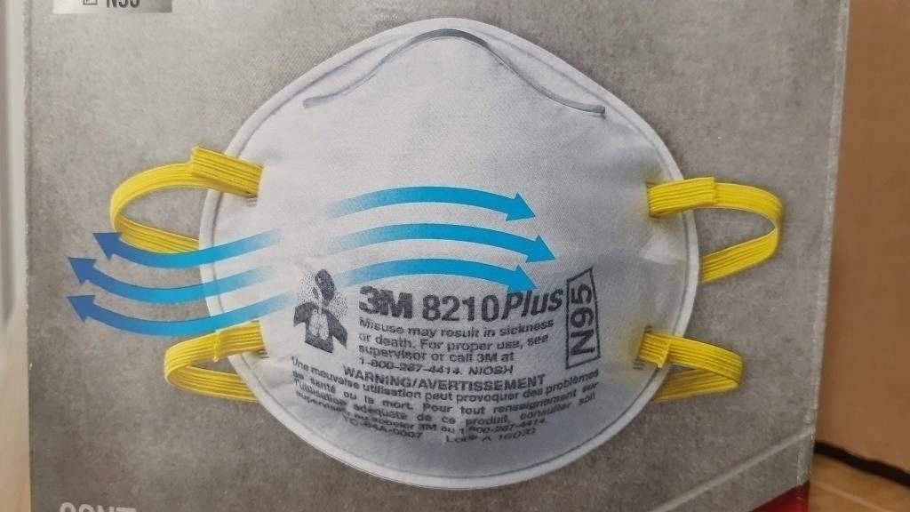 (4) Boxes Of 3M N95 Performance Respirators