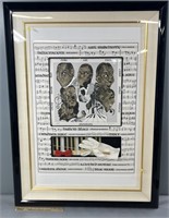 John Nichols Signed Jazz Band Print 99/100