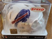Thurman Thomas Signed Mini Helmet COA Beckett