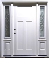 36" Wide Smooth Fiberglass Door