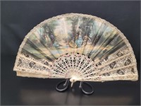 Victorian Woman's hand fan