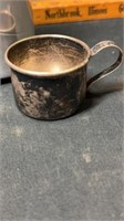 baby cup /marked Lunk sterling 645/29grams