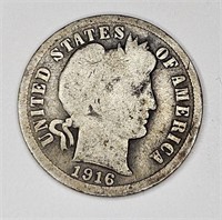 1916 Barber Dime