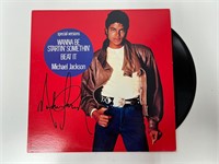 Autograph COA Michael Jackson Vinyl