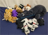 Group of stuffed animals pound puppies