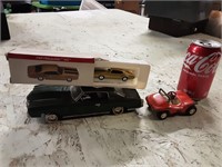 Tonkna buggy and 2 diecast cars little and big one