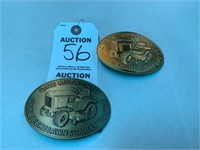 Collectible JD Belt Buckles (2),  One Millionth