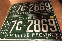 Quebec License Plates