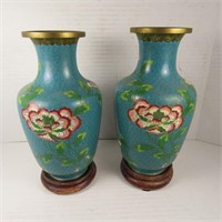 Large Cloisonne Vases