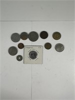 FOREIGN COINS ASSORTED - SINGAPORE, "& MORE"